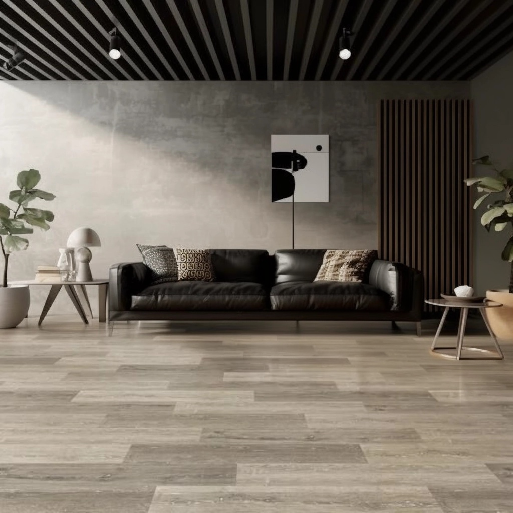 Lattia Vaasa Beachcomber Elm Plank Glue Down LVT