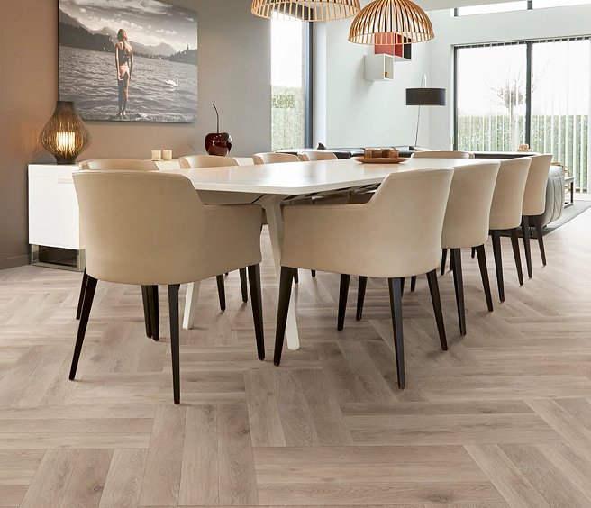 Coretec Naturals Meadow 50 LVPEH 807 Herringbone Click SPC Flooring