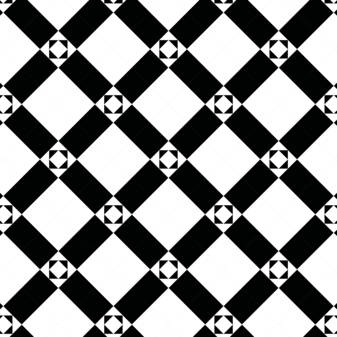 Lattia Talo Kirkko - White & Black Glue Down LVT Flooring