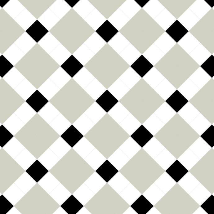 Lattia Talo Linna - Pale Green, White, Black Glue Down LVT Flooring