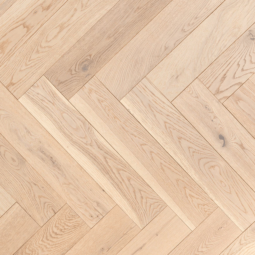 Medici Perlino Oak Herringbone Engineered Wood Flooring