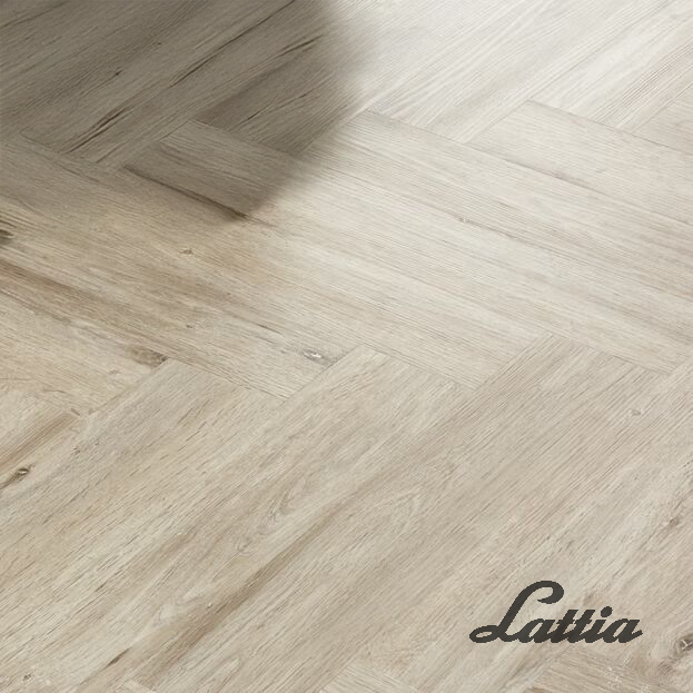 Lattia Vantaa Plaza Oak Herringbone Glue Down LVT Flooring