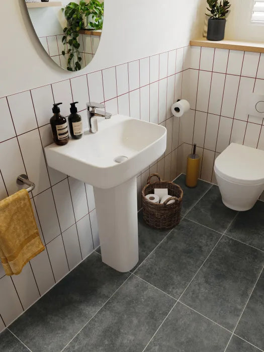 Amtico First Storm Stone SF3S4440 Tile Glue Down LVT Flooring