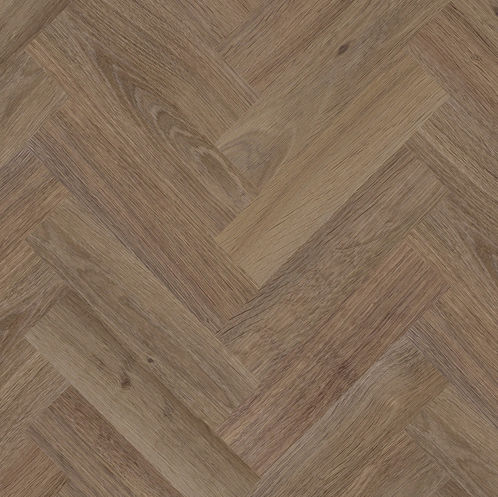 Invictus Maximus Highland Oak Parquet - Roasted Glue Down LVT Flooring - Flooring Monster