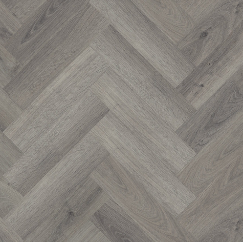 Invictus Maximus Highland Oak Parquet - Frosted Glue Down LVT Flooring - Flooring Monster