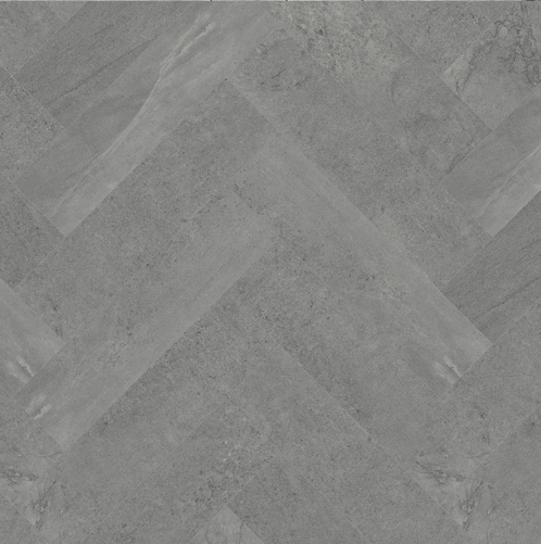 Invictus Maximus Groovy Granite Parquet Steel Glue Down LVT Flooring - Flooring Monster