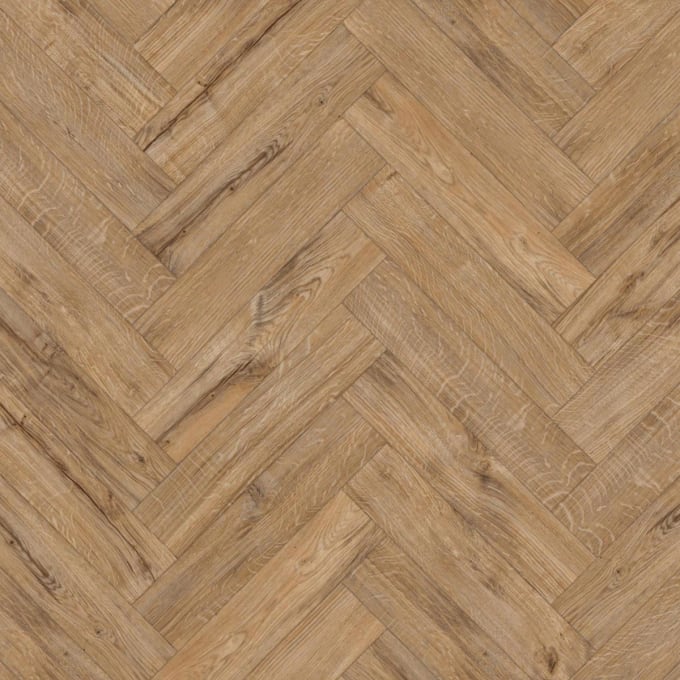 Amtico Spacia Featured Oak SP170 Large Parquet Glue Down LVT Flooring