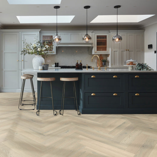Karndean Art Select Basque Oak SM-RL26 Herringbone Glue Down LVT Flooring