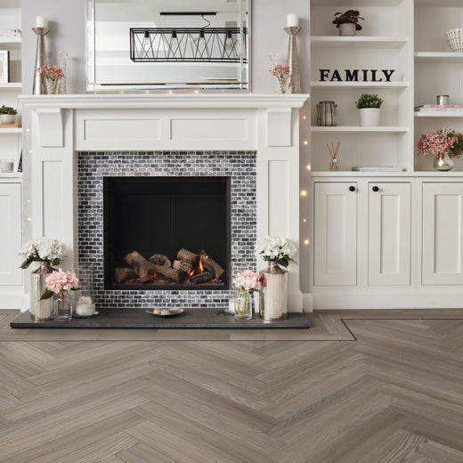 Karndean Art Select Bellota Oak SM-RL27 Herringbone Glue Down LVT Flooring