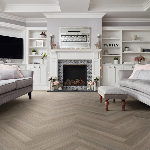 Karndean Art Select Bellota Oak SM-RL27 Herringbone Glue Down LVT Flooring