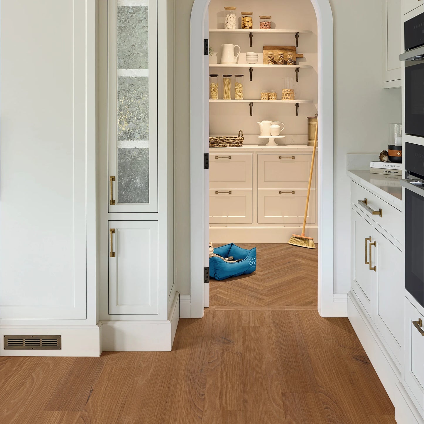 Karndean Palio Essenza Bologna Oak SM-PVP404 Herringbone Glue Down LVT Flooring