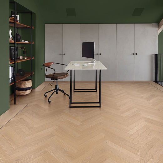 Karndean Art Select Golden Artisan Oak SM-RL31 Herringbone Glue Down LVT Flooring