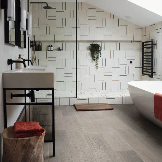 Karndean Art Select Grey Artisan Oak RL33 Plank Glue Down LVT Flooring