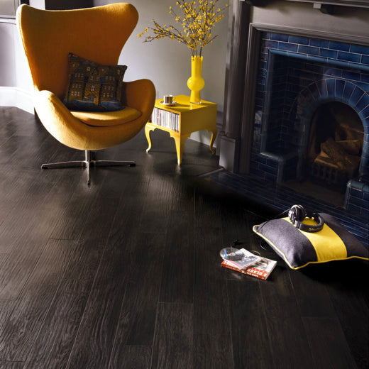 Karndean Art Select Midnight Oak HC06 Historic Character Plank Glue Down LVT Flooring