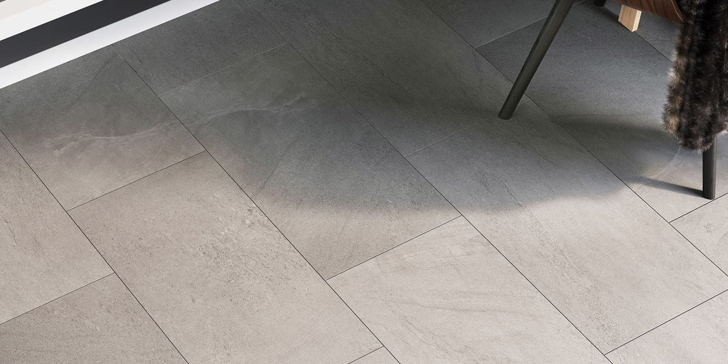 Invictus Maximus Click Groovy Granite - Steel Click SPC Flooring