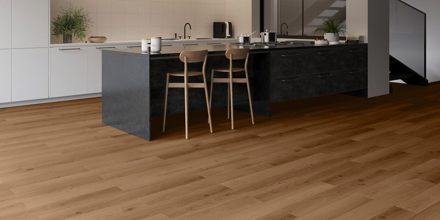 Invictus Maximus Highland Oak - Chocolate Glue Down LVT Flooring