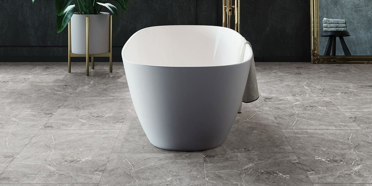 Invictus Maximus Hudson Stone - Silver Glue Down LVT Flooring