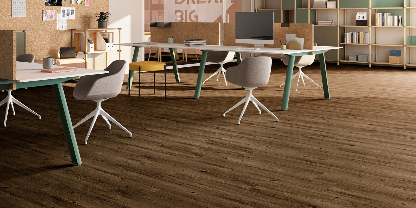 Invictus Maximus Norwegian Wood - Tobacco Glue Down LVT Flooring