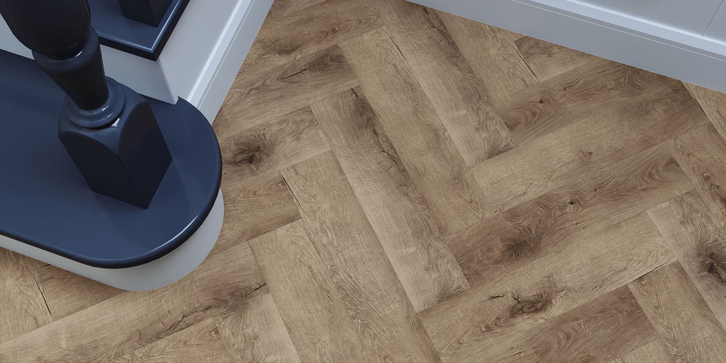 Invictus Primus Royal Oak Parquet - Traditional Glue Down LVT