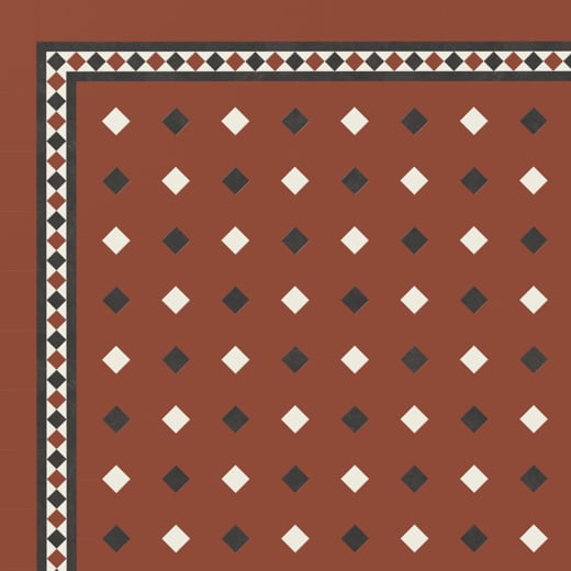 Karndean Heritage Collection Montpellier MONT-08 Geometric Tile Glue Down LVT Flooring