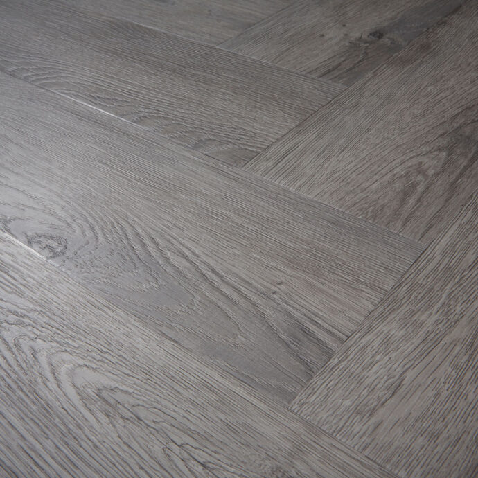 Lattia Metsä Aged Timber Herringbone Glue Down LVT Flooring