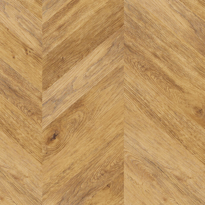 Lattia Metsä Artisan Oak Chevron Glue Down LVT Flooring