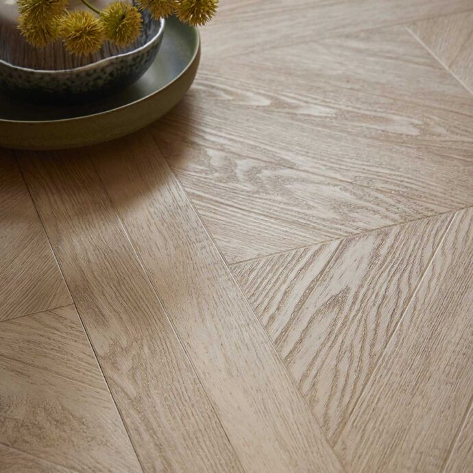 Lattia Metsä Pure Oak Castell Panel Glue Down LVT Flooring