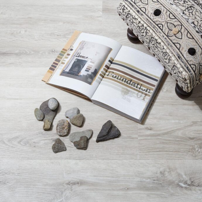 Lattia Metsä Sundried Wood Plank Glue Down LVT Flooring