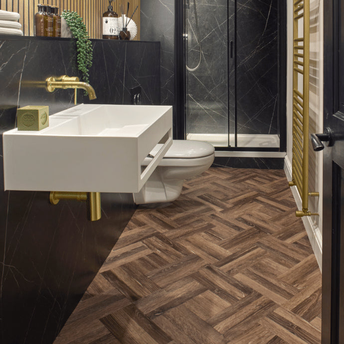 Lattia Metsä Toasted Oak Renaissance Glue Down LVT Flooring