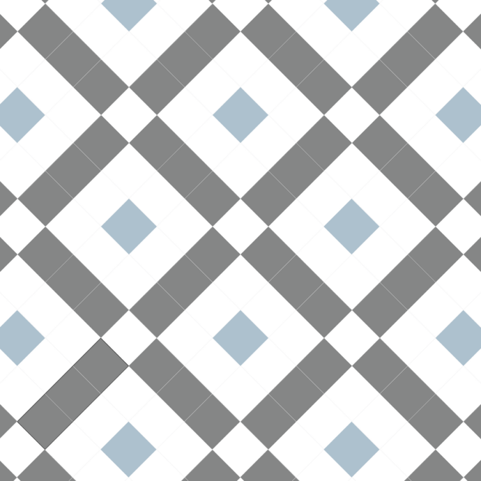 Lattia Talo Hovi - Grey, White, Pale Blue Glue Down LVT Flooring