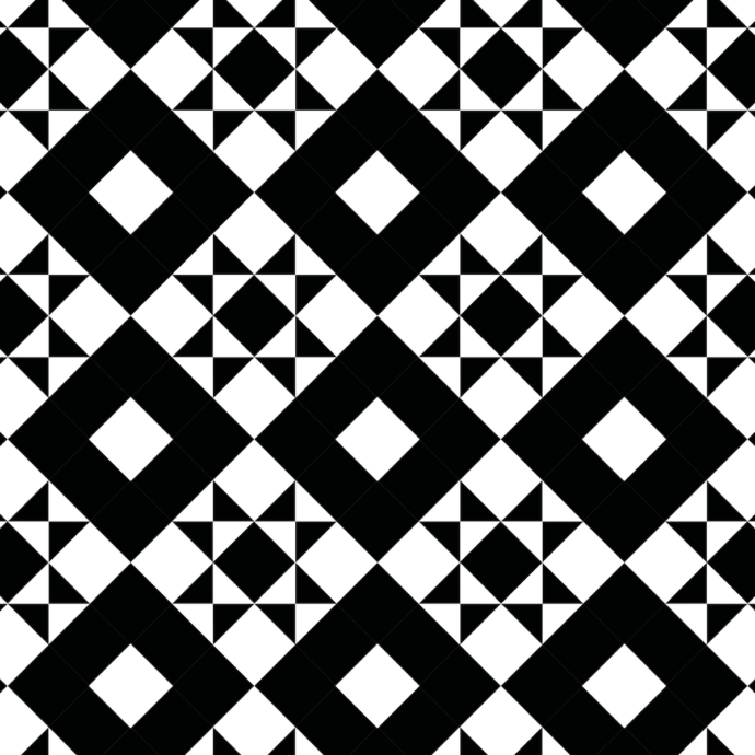 Lattia Talo Opisto - Black, White Glue Down LVT Flooring