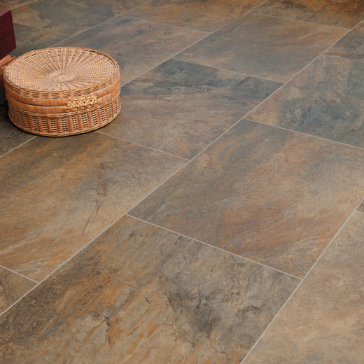 Karndean Art Select Melbourne LM05 Slate Tile Glue Down LVT Flooring