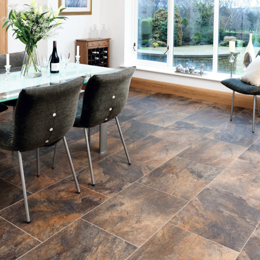 Karndean Art Select Melbourne LM05 Slate Tile Glue Down LVT Flooring