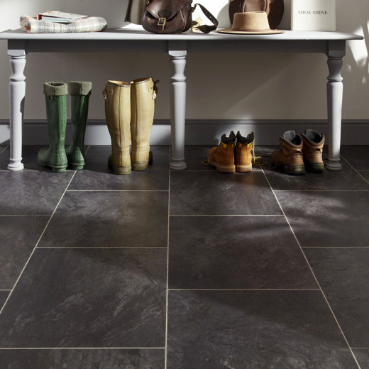 Karndean Art Select Canberra LM06 Slate Tile Glue Down LVT Flooring