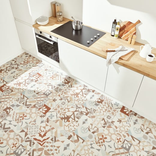 Karndean Kaleidoscope Marrakesh SP220 Abstract Geometric Glue Down LVT Flooring