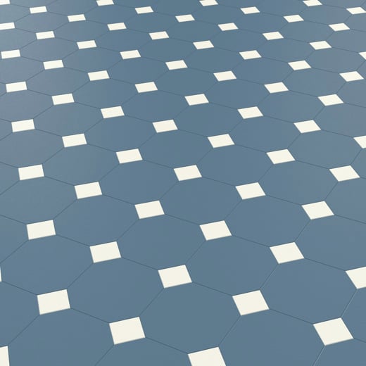 Karndean Heritage Collection Montpellier MONT-06 Geometric Tile Glue Down LVT Flooring