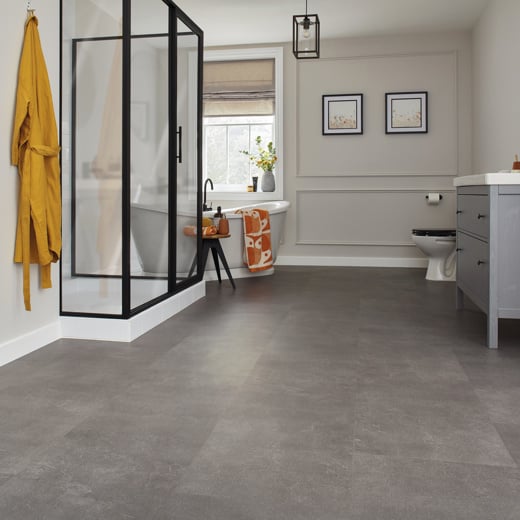 Karndean Van Gogh Urban Grey RKT2402 Tile Rigid Core Click LVT Flooring