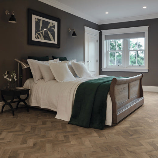 Karndean Art Select Salon Oak Parquet AP08 Parquet Glue Down LVT Flooring