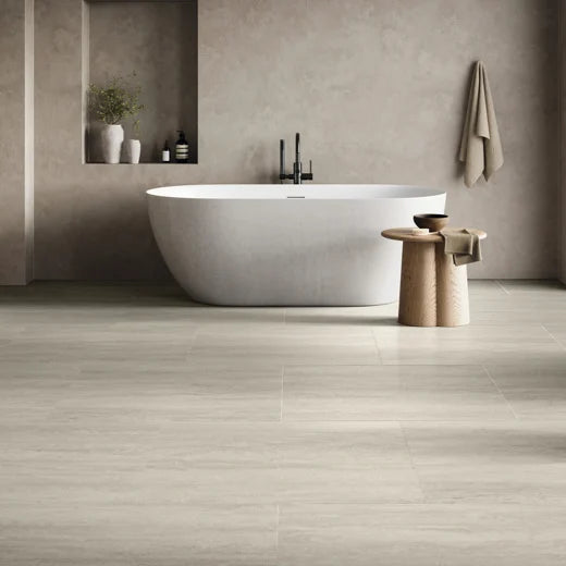 Karndean Art Select Silk Travertino LM37 Stone Tile Glue Down LVT Flooring