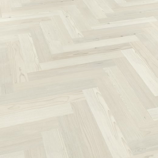 Karndean Knight Tile Washed Scandi Pine SM-KP132 Herringbone Glue Down LVT Flooring