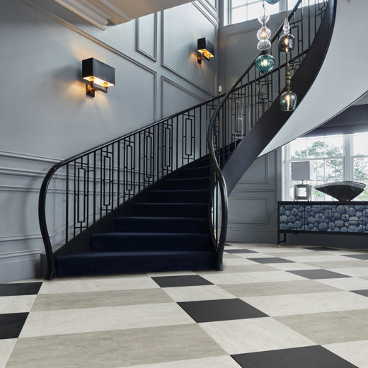 Karndean Art Select Ionic Marble LM30 Marble Tile Glue Down LVT Flooring