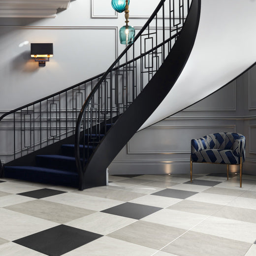 Karndean Art Select Doric Marble LM32 Stone Tile Glue Down LVT Flooring