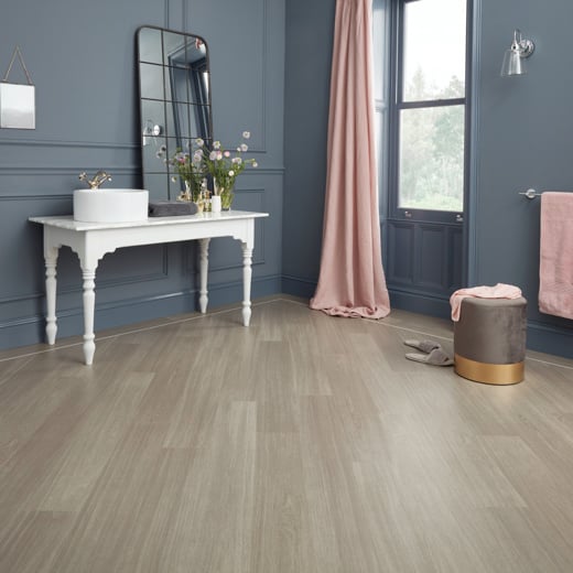 Karndean Van Gogh Misty Grey Oak VGW112T Plank Glue Down LVT Flooring