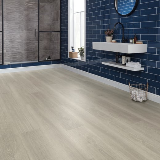 Karndean Van Gogh Grey Brushed Oak VGW120T Large Plank Glue Down LVT Flooring