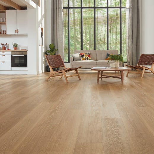 Karndean Van Gogh Warm Brushed Oak VGW121T Large Plank Glue Down LVT Flooring