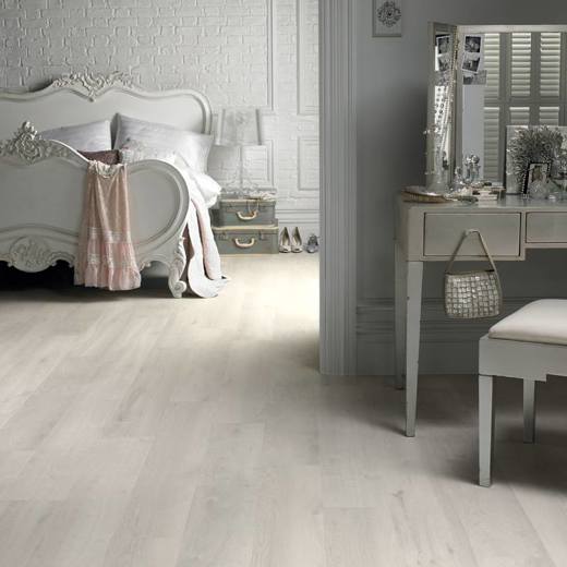 Karndean Van Gogh White Washed Oak VGW80T Plank Glue Down LVT Flooring