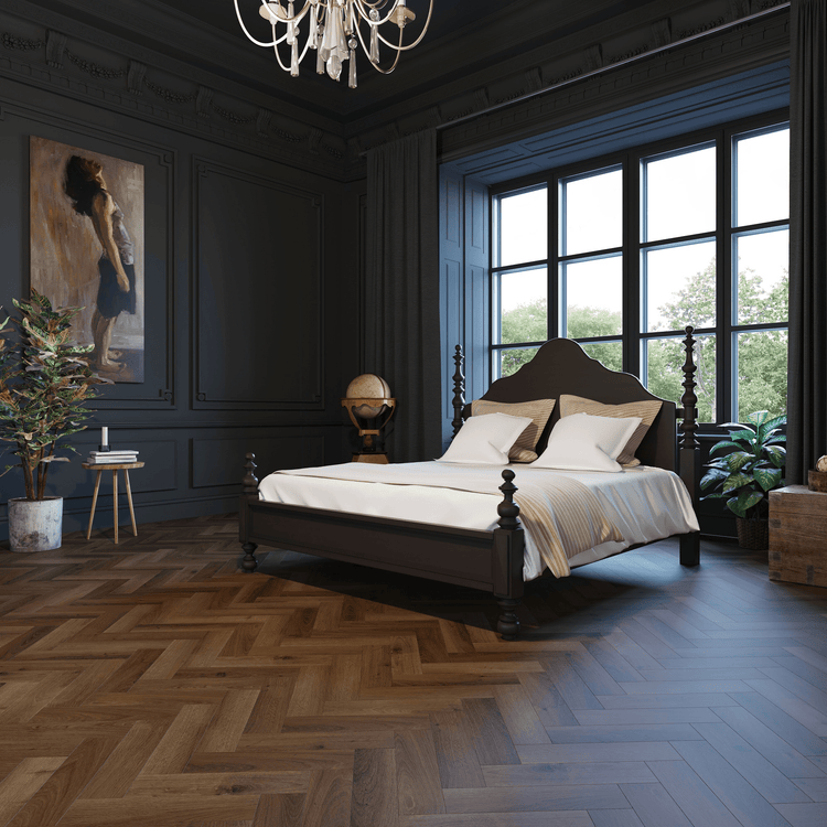 Dark Brown Click SPC - Flooring Monster