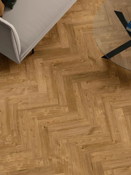 Amtico First English Oak 1P101 Parquet Glue Down LVT Flooring