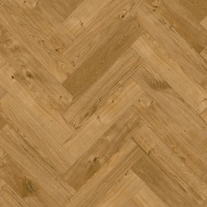 Amtico First English Oak 1P101 Parquet Glue Down LVT Flooring