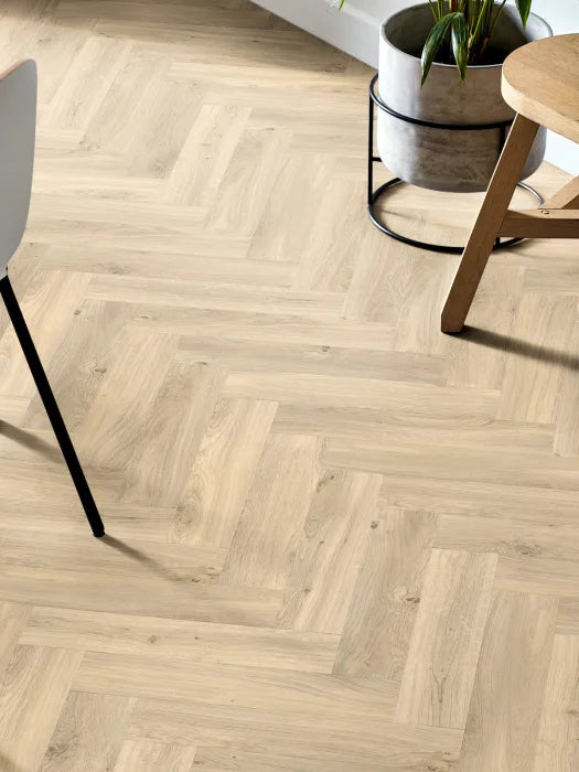 Amtico First Springtide Oak 1P103 Parquet Glue Down LVT Flooring